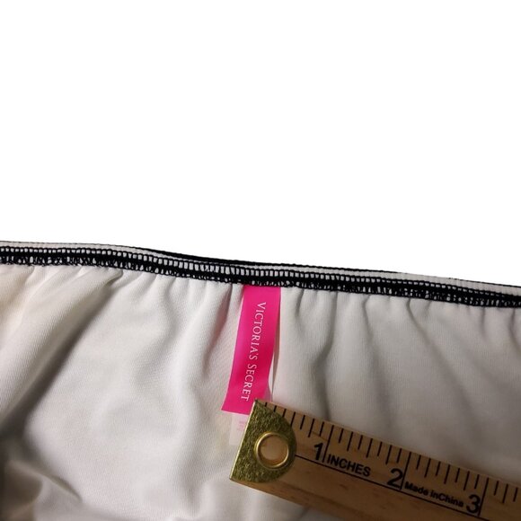 Victoria's Secret Swimwear Bikini Bottom Women Size Medium Striped The Knockout - Picture 4 of 9